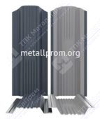 Штакетник металлический Австрийская Плетенка Премиум 115 мм (Полиэстер, двухстороннее покрытие)