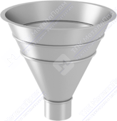 Воронка водосборная Аквасистем 100 RR21 светло-серый