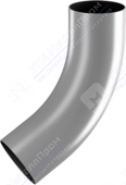 Колено трубы Аквасистем 90 RR21 светло-серый