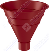 Воронка водосборная Аквасистем 100 RR28 темно-красный