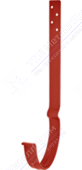 Держатель желоба Аквасистем 125 длинный RR29 красный