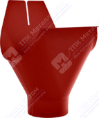 Воронка желоба Аквасистем 150 100 RR29 красный