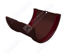 Соединитель желоба GrandLine 120 пластик шоколад