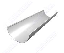 Желоб водосточный GrandLine 120 3м пластик белый