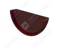 Заглушка желоба GrandLine 120 пластик шоколад