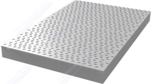 Лист рифленый 10 мм ромб