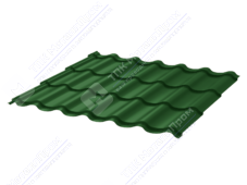Металлочерепица МЧ2 Монтеррей 0,4 ПЭ RAL6005 зеленый мох