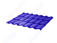 Металлочерепица МЧ2 Монтеррей 0,4 ПЭ RAL5002 ультрамарин
