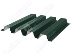 Профнастил полимер Н75 0,7 750/800 ПЭ RAL6005 зеленый мох