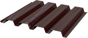Профнастил полимер Н60 0,45 ТУ 845/902 ПЭ RAL8017 шоколад