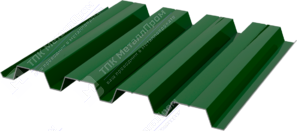 Профнастил полимер Н60 0,7 845/902 ПЭ RAL6002 зеленый лист