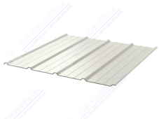 Профнастил полимер С18 0,5 1150/1190 ПЭ RAL9002 серо-белый