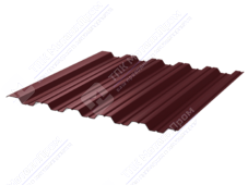 Профнастил полимер НС35 0,4 1000/1060 ПЭ RAL3005 красное вино