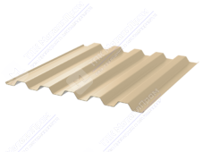 Профнастил полимер С44 0,45 ТУ 1000/1047 ПЭ RAL1014 слоновая кость