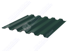 Профнастил полимер С44 0,5 1000/1047 Стальной бархат RAL6005 зеленый мох
