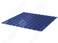 Профнастил полимер С10 0,7 1130/1155 ПЭ RAL5002 ультрамарин