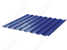 Профнастил полимер СП20 0,45 ТУ 1100/1150 ПЭ RAL5002 ультрамарин