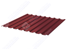 Профнастил полимер СП20 0,7 1100/1150 ПЭ RAL3003 рубин