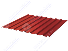 Профнастил полимер СП20 0,5 1100/1150 ПЭ RAL3020 красный насыщенный