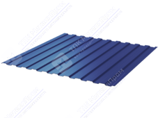 Профнастил полимер С8 0,4 1150/1200 ПЭ RAL5002 ультрамарин