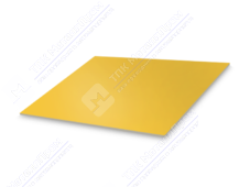 Лист с полимерным покрытием 0,45 мм ТУ ПЭ RAL1018 цинково-желтый