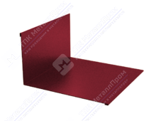 Планка примыкания верхняя 145 250 0,45 3м стандарт ПЭ RAL3005 красное вино К-501