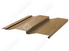 Сайдинг кораб доска 228/255 0,45 ДПП OM031A натур дерево