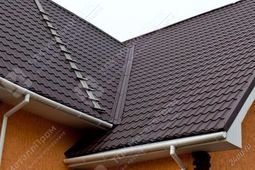 Металлочерепица Монтеррей п/э RAL 8017 (шоколад) 0,4 мм