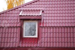 Металлочерепица Монтеррей п/э RAL 3005 (красное вино) 0,55 мм