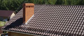 Металлочерепица Андалузия п/э шоколад 0,5 модульная