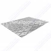 Лист рифленый 4мм x1,5x6м ромб ст3пс/сп