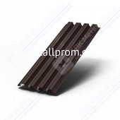 Профнастил коричневый шоколад С-44x1000 0,45 мм