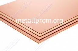 Медный лист М1 8х600х1500 тв