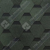 Гибкая черепица Shinglas Оптима (Зеленый)