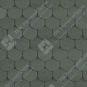 Гибкая черепица Shinglas Танго Однослойная (Зеленый)