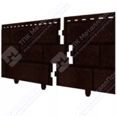 Сайдинг виниловый Ю-Пласт Стоун-хаус (Кирпич коричневый)