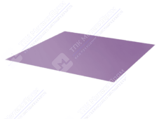 Лист с полимерным покрытием 0,4 мм ПЭ в пленке RAL4005 сине-сиреневый