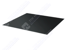 Лист с полимерным покрытием 0,5 мм Стальной бархат RAL9005 черный янтарь