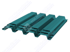 Профнастил полимер Н60 0,7 845/902 ПЭ RAL5021 морская волна