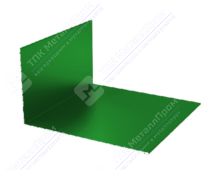 Планка примыкания верхняя 145 250 0,45 2м стандарт ПЭ RAL6029 зеленая мята К-501
