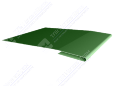 Планка начальная 10 20 10 0,45 3м стандарт ПЭ RAL6002 зеленый лист К-719