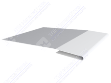 Планка начальная 10 20 10 0,45 3м стандарт ПЭ RAL9003 сигнально-белый К-719