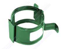 Держатель трубы GrandLine 90 на дерево металл RAL6005 зеленый мох