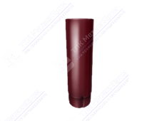 Труба водосточная GrandLine 90 1м металл RAL3005 красное вино
