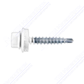 Саморез 5,5 19 KPcZP с прокладкой RAL9002 серо-белый