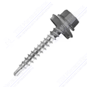 Саморез 4,8 35 KPcZP с прокладкой RAL7005 темно-серый