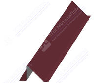 Планка снегозадержателя 95 65 0,45 2м стандарт ПЭ RAL3011 коричнево-красный К-503