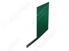 Планка карнизная 100 65 0,45 2м стандарт ПЭ RAL6005 зеленый мох К-509
