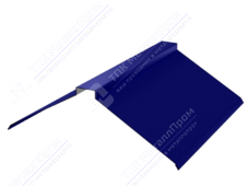 Планка конька плоского 190 190 0,45 3м стандарт ПЭ RAL5002 ультрамарин К-512