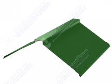 Планка конька плоского 190 190 0,45 2м стандарт ПЭ RAL6021 бледно-зеленый К-512